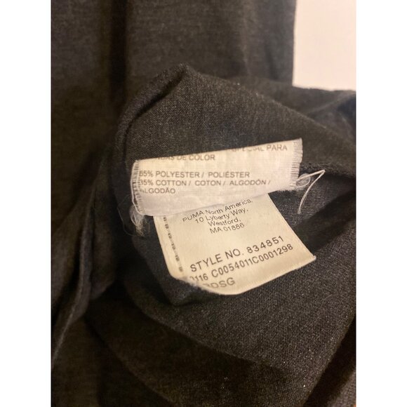 Puma Men’s Charcoal Graphic Logo T-Shirt Size M - Picture 5 of 5